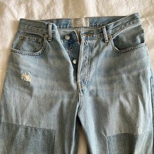 Everlane 90s patchwork jeans